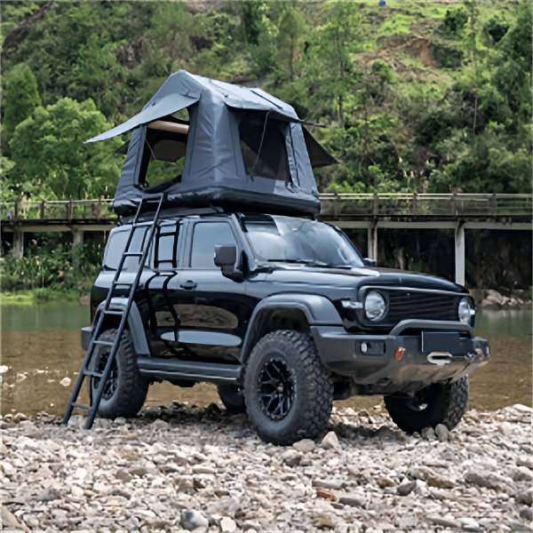 Portable Amphibious inflatable tent for camping Foldable Offroad Roof top tent Floating tent with ladder
