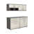 Chêne Chantilly / gris foncé est en rupture de stock sélectionné