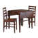 Apsar - Person Solid Wood Top Four Leg Dining Set