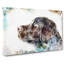 Chocolate Labrador Portrait In Abstract - Wrapped Canvas Painting-55313473