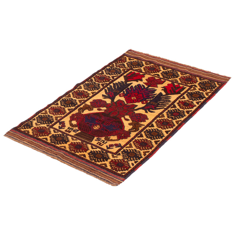 Tapis brun clair 2 pi 11 po x 4 pi 11 po Miruna