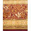 Tapis unique noué à la main Keenan - rouge, 2 pi 8 po x 18 pi 10 po