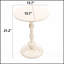 Table basse vintage en métal, table de bout ronde pour petits espaces, mobilier décoratif durable et élégant pour le salon ou la chambre à coucher