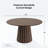 Solid Wood Dining Table Round Pedestal Kitchen Table-488293333-488293334