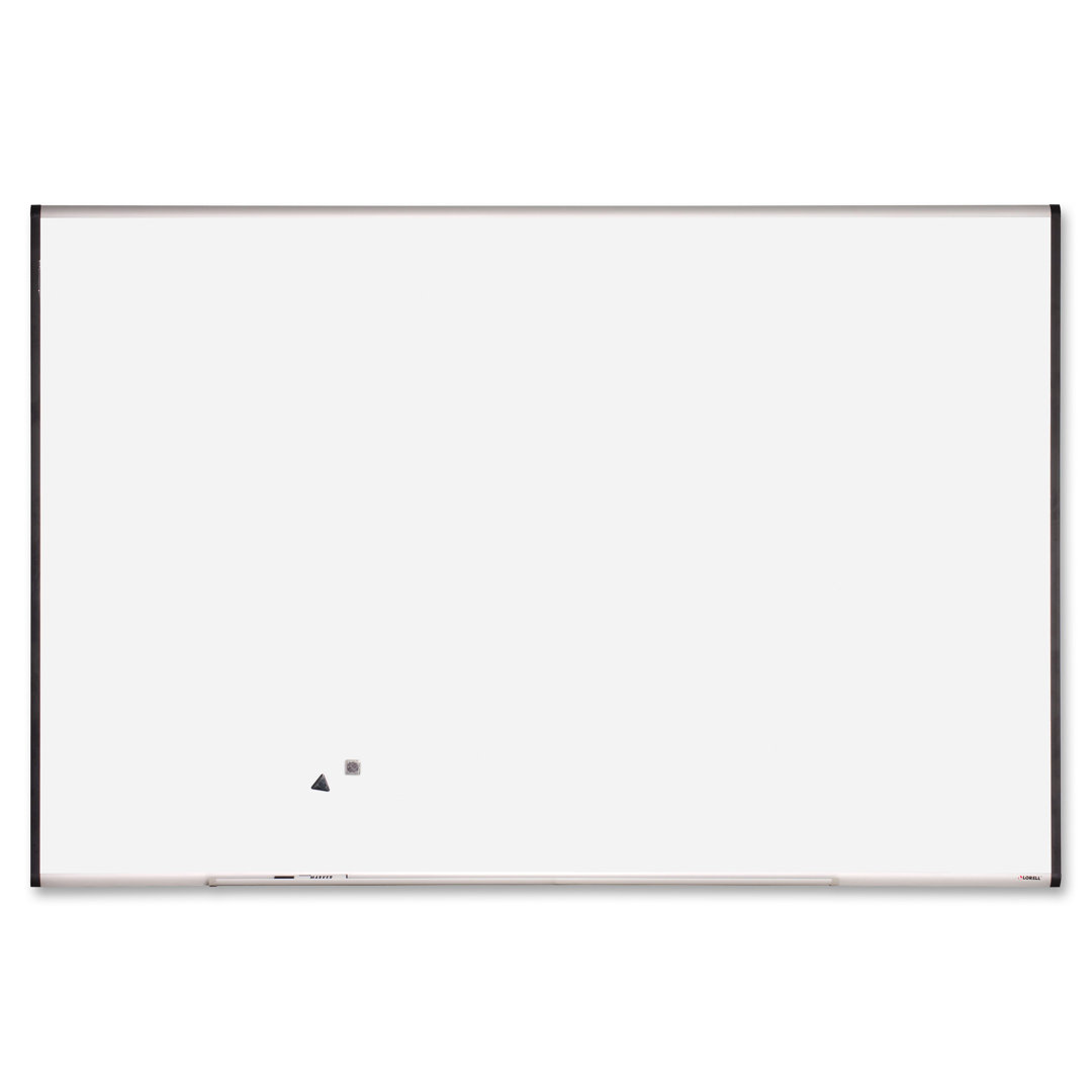 Signature Wall Porcelain Magnetic Medium - 4' - 6' Whiteboard Lorell
