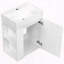 Meuble-lavabo moderne de 20 pouces avec lavabo en céramique et porte à motif de losanges-1263406038