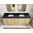 Elizabeth White Oak 84 In. W X 22 In. D Double Sink Bathroom Vanity With 2 In. Quartz-109552907