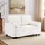Upholstered Tufted Convertible Pull-Out Sleeper Sofa Bed - Adjustable Backrest With 2 Soft Pillows-2061366989