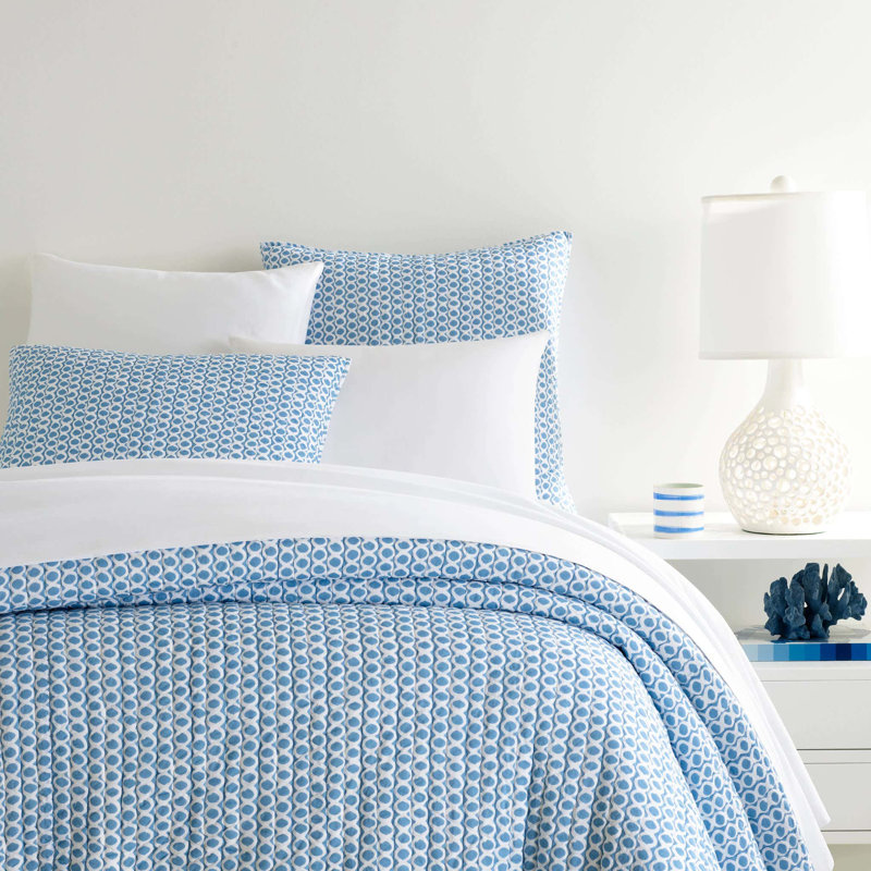Tyler Quilt, Full/Queen Quilt, French Blue