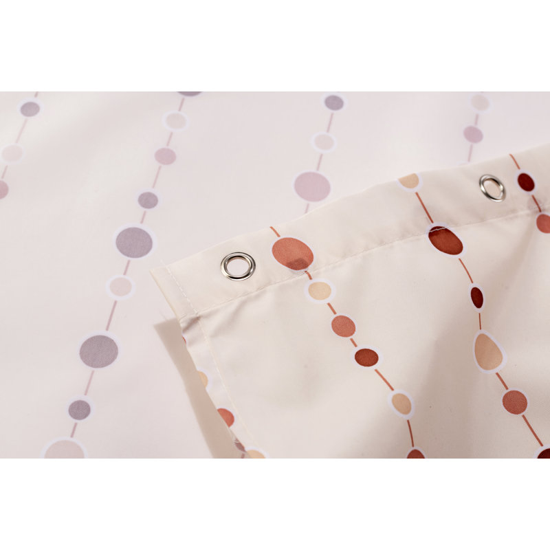 Dotty Polyester Shower Curtain