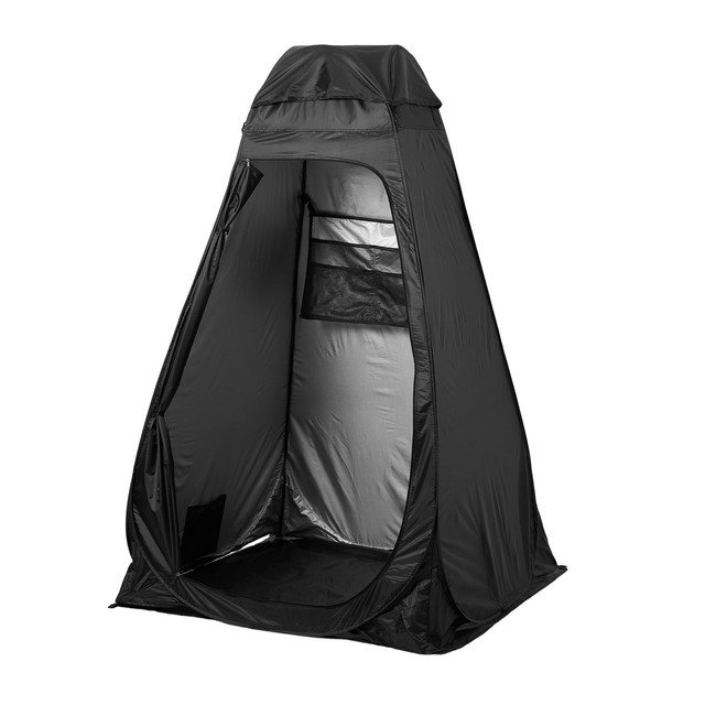 Fully automatic tent with canopy mesh, Black