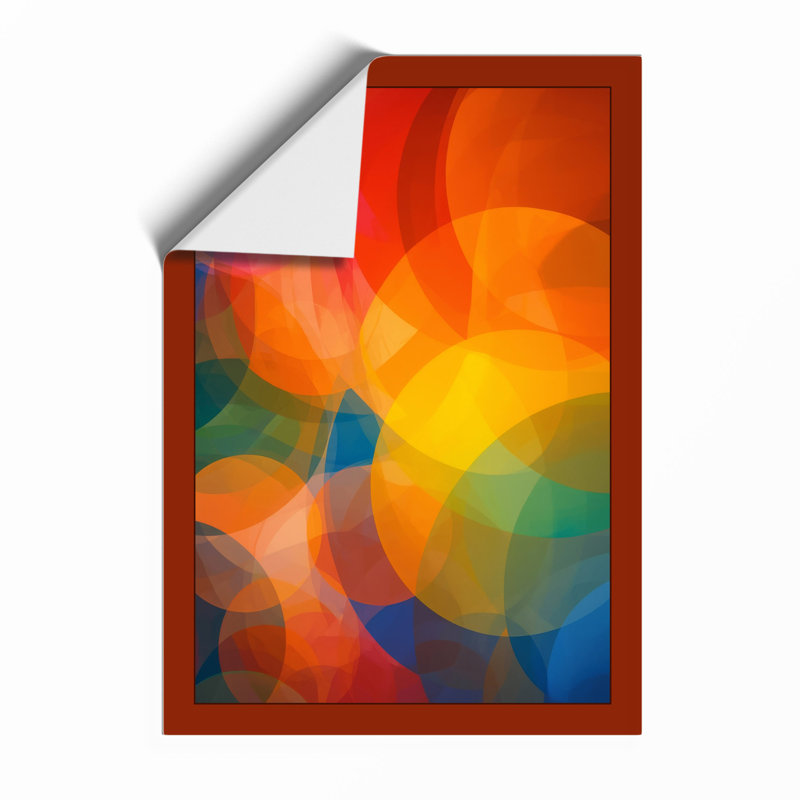Flowing Geometry Geometric - Print, Unframed, A4 - 29.7 x 21.0 cm