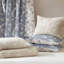 Ensemble de courtepointe jacquard toutes saisons en gaze de coton 3 pièces, bleu, taille King-135104064-135104065