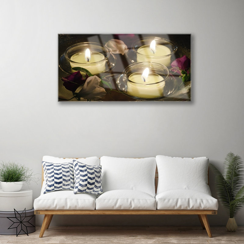 Art Candles - No Frame Print on Glass