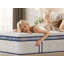 Matelas hybride confortable de taille simple avec ressorts ensachés individuellement pour un soutien ferme moyen et un sommeil réparateur-823218576-823218583