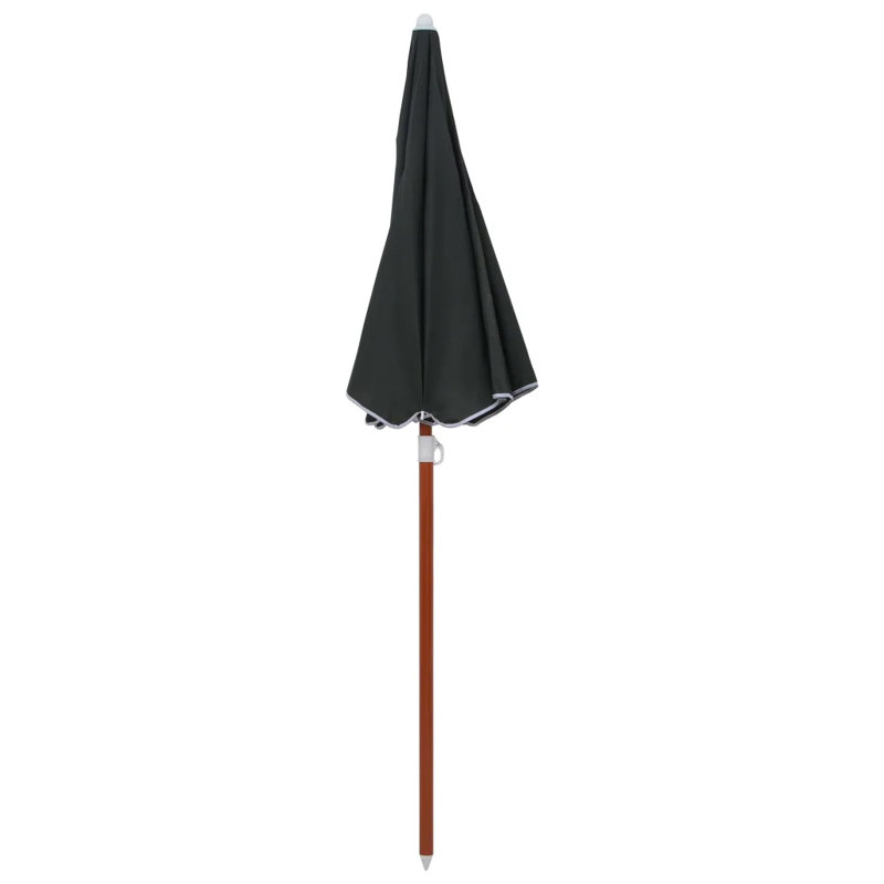 Collin 180cm Beach Parasol, Anthracite