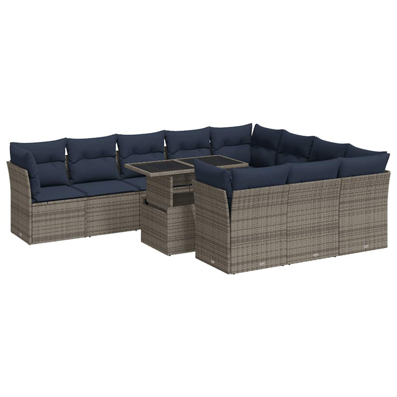 62cm Wide Patio Sofa with Cushions