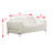 Heil 63" Faux Leather Square Arm Loveseat-1284495341