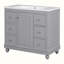Meuble-lavabo simple 36 po avec plateau Dayleen-1443779606