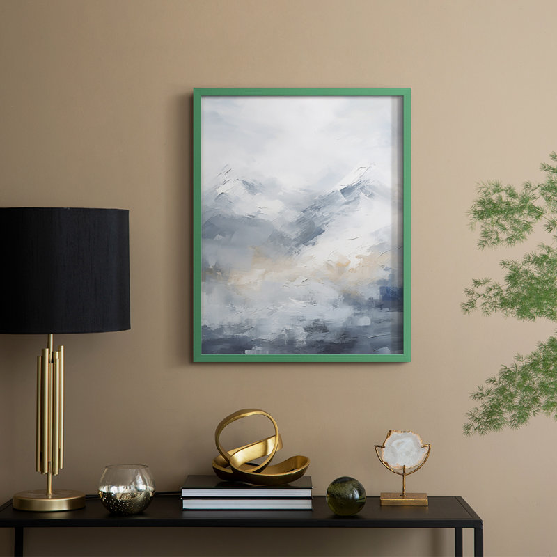 Paysages de la série CCxxxiii - reproduction encadrée de qualité supérieure - prête à être accrochée - aucun clou requis