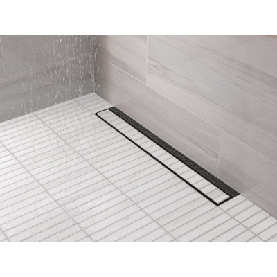 Delta 24" Linear Shower Drain Wall Edge In Chrome