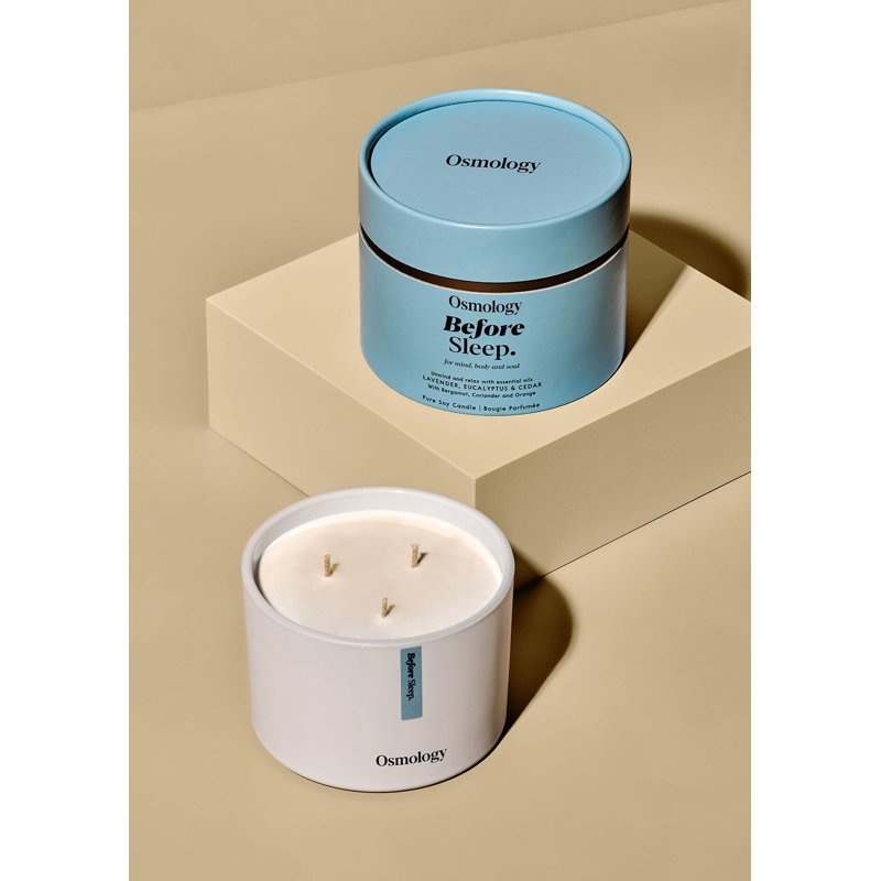 Bougie triple mèche parfumée Avant de dormir