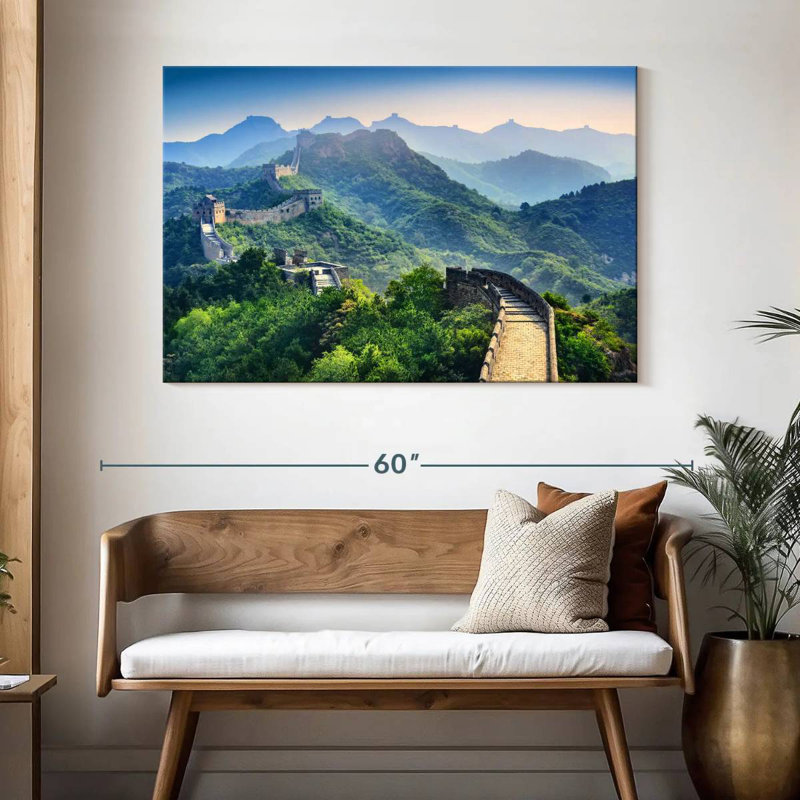 Ravi, matin, grande muraille de Chine, H 32 po x l 48 po