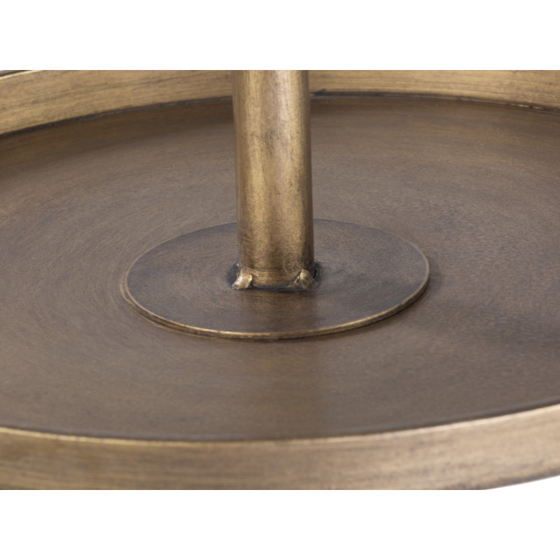 Round Metal 5-Tier Narrow Shelf Display