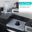 Moverlesenk 46mm W Single Bowl Stainless Steel Drop-In Kitchen Sink with 1 Faucet Hole