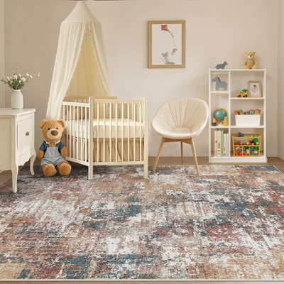 Tapis abstrait à motif abstrait Boho