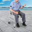 Déambulateur réglable en hauteur, déambulateur pliable