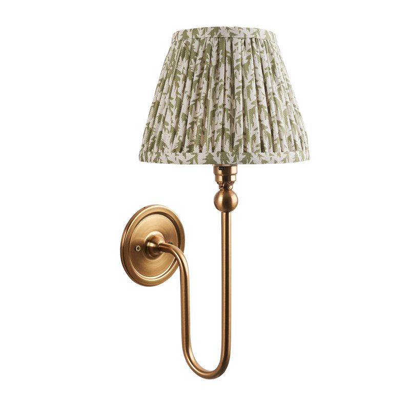Santiago Armed Sconce, Green, 37cm H x 20cm W x 22cm D