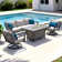 Calliann 5 - Person Patio Conversation Sets with Sunbrella® Cushions