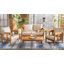 Stefanus 4 Piece Patio Conversation Set