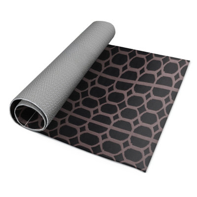 Tapis mauve intérieur et extérieur Trellis
