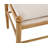 Linen Upholstered Ottoman With Solid Wood Legs-1843892696-1843892699
