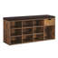 10 Pair Stackable Shoe Storage Cabinet