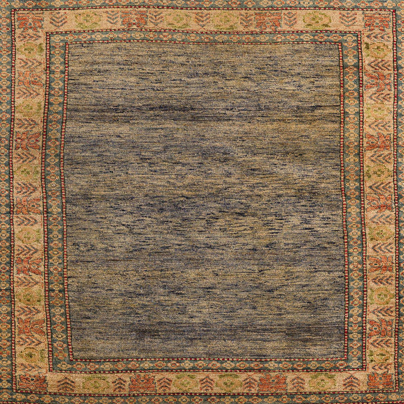 Tapis abstrait moderne 4716, Carré 5 pi