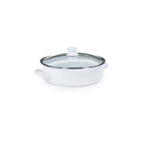 Solid White Small Saute Pan