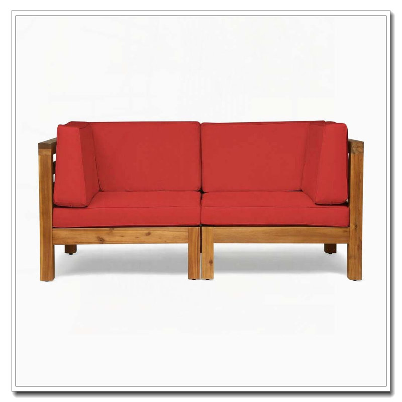 ENSEMBLE DE SIÈGE D'AMOUR 2 pièces, Rouge
