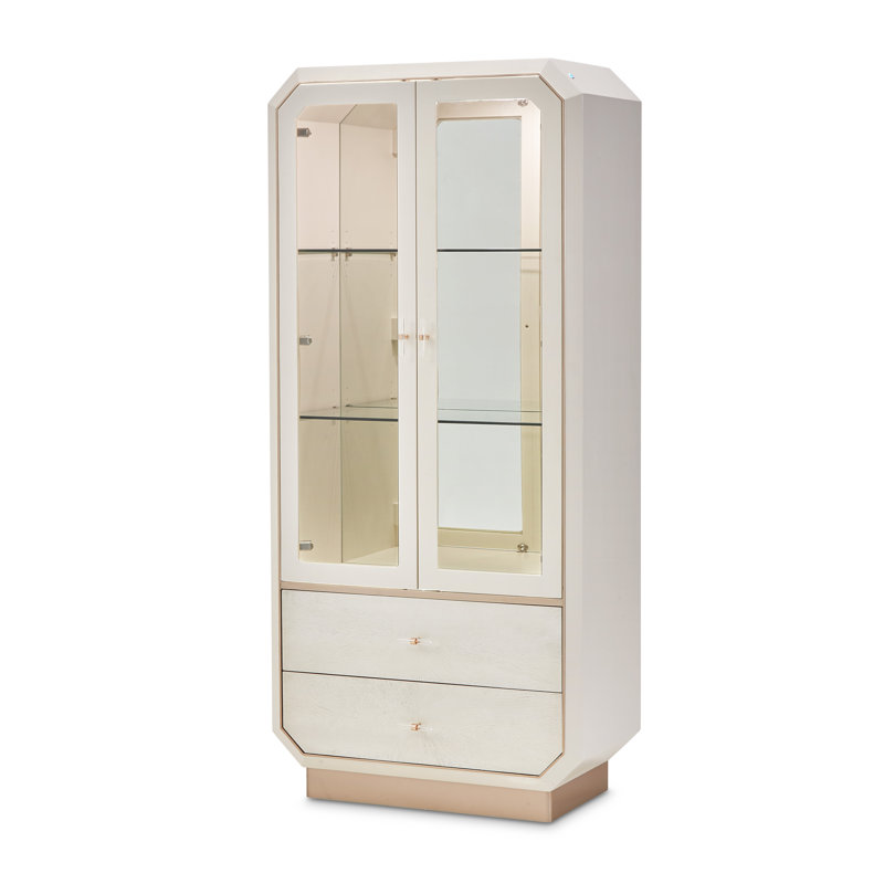 La Rachelle Lighted Curio Cabinet
