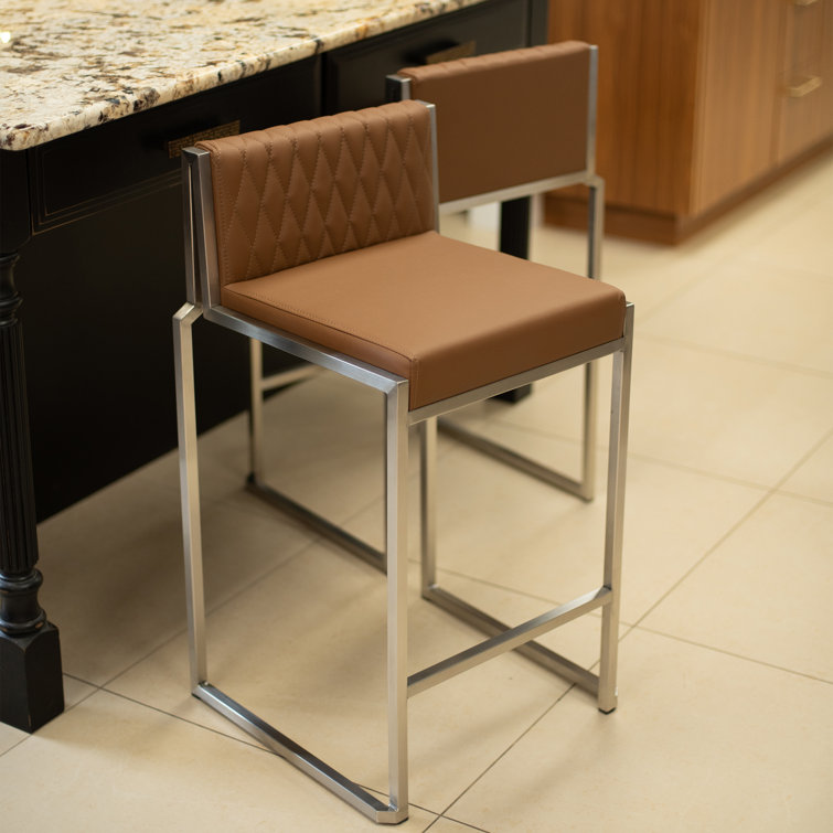 Acrylic Bar Stool With Foot Rest 23h X 15w X 12d 5 Styles of