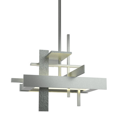 Luminaire suspendu géométrique à 1 lumière à DEL H 8,4 po Planar