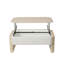 Table basse à plateau relevable, bureau moderne en bois extensible avec rangement dissimulé pour une utilisation polyvalente dans la maison et un gain de place