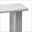 Table d'entrée moderne avec des pieds robustes en forme de L pour les maisons élégantes-811456740