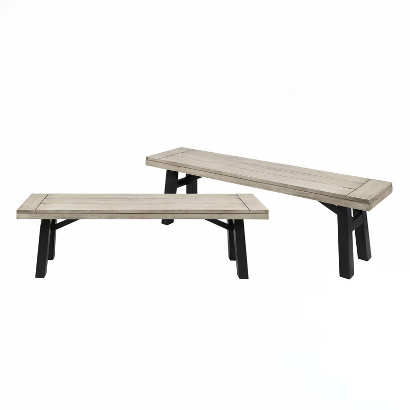 Banc pour patio, Gris