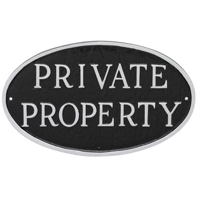 Weather Resistant Metal Garden Plaque
