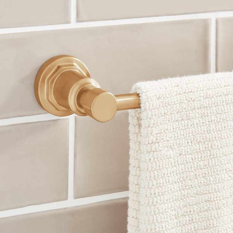 Greyfield 24" Towel Bar, Brushed Gold