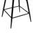 26" Swivel Upholstered Counter Stool With Metal Frame-221287766