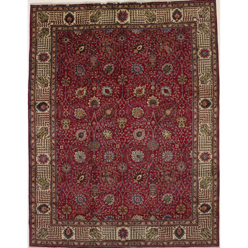 Tapis oriental unique rose fuchsia 11X15 Oron